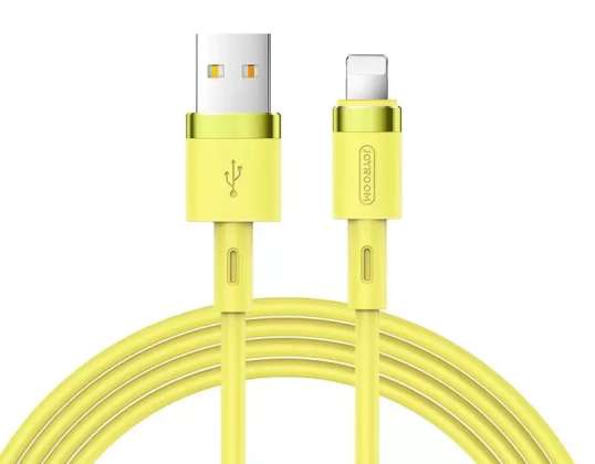 Joyroom kabel USB   Lightning 2 4A 1 2 m  S 1224N2 Yellow