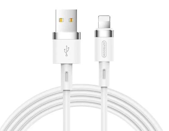 Joyroom kabel USB   Lightning 2 4A 1 2 m  S 1224N2 White