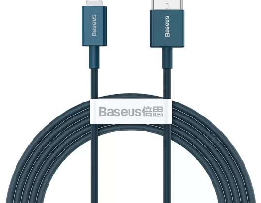 Baseus Cabo USB Superior Lightning 2 4A 2 m Azul CALYS C03