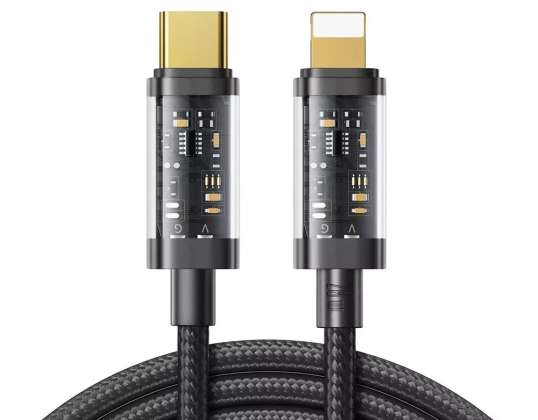 Joyroom kabelis USB kabelis C tipas Lightning PD 20W 1.2m juoda S CL02