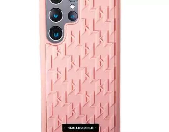 Juhtum Karl Lagerfeld KLHCS23LRUPKLPP jaoks Samsung Galaxy S23 Ultra S918 h