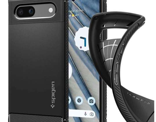 Spigen Rugged Armor Phone Protective Case for Google Pixel 7a Matte