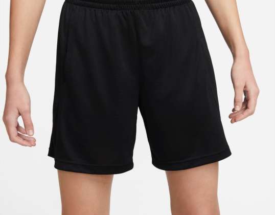 Spodenki damskie Nike Fly Essential Shorts Wmns Crno/Crno/bijelo - DH7353-011