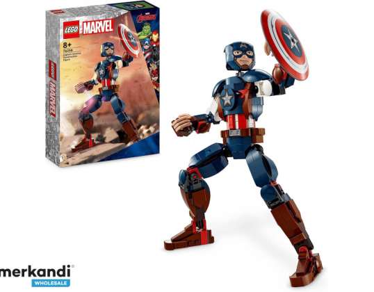 LEGO Super Hero Marvel Captain America Building Figure 76258