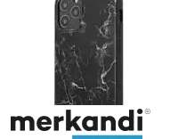 Uzminiet GUHCP12SPCUMABK iPhone 12 mini 5 4" melns/melns cietais marmors
