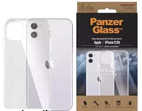 PanzerGlass ClearCase pentru iPhone 11/XR antibacterian grad militar