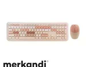 Kabelloses Tastatur-Kit MOFII 666 2.4G Beige
