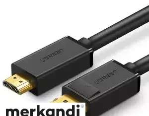 Kabel DisplayPort   HDMI UGREEN DP101 FullHD 3m  czarny