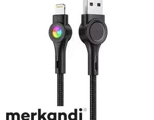 USB-Kabel für Lightning Vipfan Colorful X08 3A 1.2m schwarz
