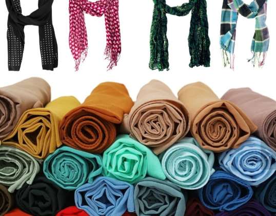 Változatos nagykereskedelmi pashminák – 2023-as nyári divat, széles szín- és modellválasztékkal