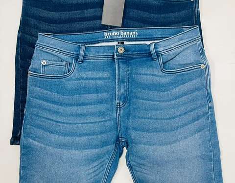 Чоловічі джинсові шорти еластичні вузькі джинси Літні повсякденні вузькі штани від M до XL