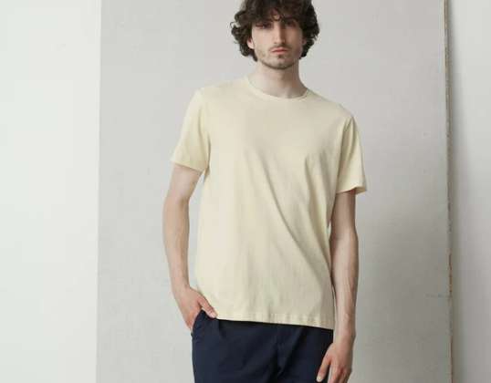 Herren T-Shirt SUIT Baldur T-Shirt Bleached Sand - S111002-1233