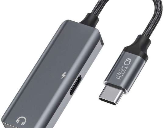 USB C–Mini Jack -sovitin 3,5 mm:n USB C Type C -kuuntelijasovitin