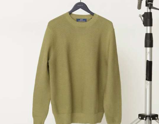 Пуловер SUIT Barry Тениска с дълъг ръкав Sage Green - S111203-2886
