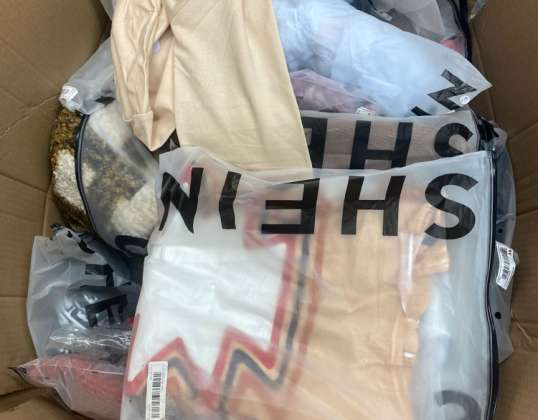 SHEIN Outlet Clothing Stock Lot - Men&#39;s, Women&#39;s, and Children&#39;s Clothes - Offers a Variety of Styles & Colors - All New Without Defects, In Poly Bags