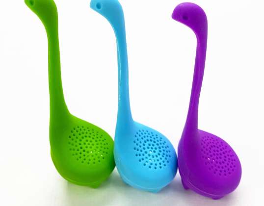 Silicone Tea Strainer Strainer, Accessories for Tea, Set of 3, Brand Schramm, Material Silicone, 3 Colors: Green, Blue, Purple, for Resellers, A-Stock, in orig. box