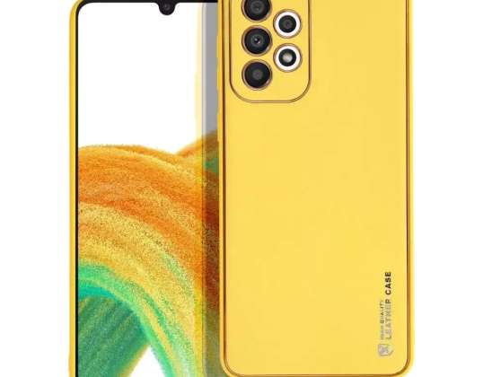 NAHKAKOTELO Nahka SAMSUNG Galaxy A33 5G keltainen