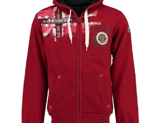 GEOGRAPHICAL NORWAY sweat with hood with pocket