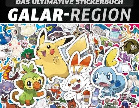 Pokémon : Le livre d’autocollants ultime de la région de Galar