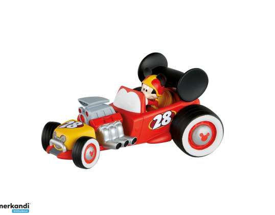 "Mickey Mouse Club" lenktynininkas Mikis automobilio charakteryje