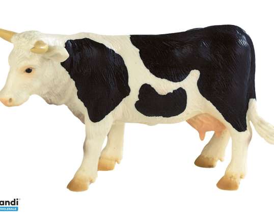 Bullyland 62609 Cow Fanny figura de juego en blanco y negro