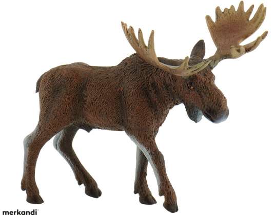 Figura de alce de animales del bosque