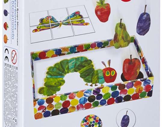 The Little Caterpillar Hungry Colorful Fruit Collecting Bringing along game in metal box