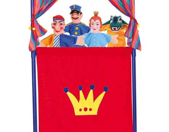 Simba Toys nukuteater 4 käsinukuga