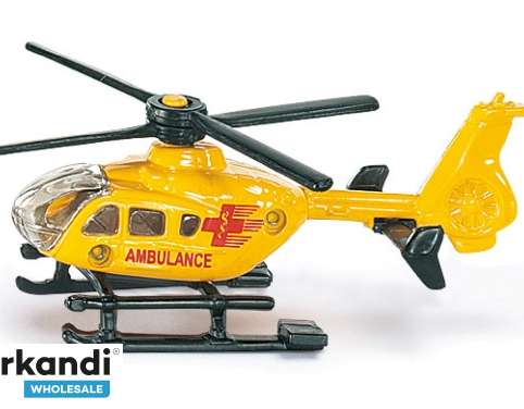 SIKU 0856 Helicóptero de resgate modelo carro