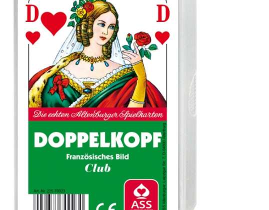 Jogo de cartas ASS Altenburger 22570023 Doppelkopf "Französisches Bild"