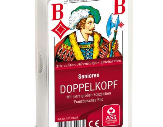 ASS Altenburger 25570026 Senioren Doppelkopf "Französisches Bild" gioco di carte
