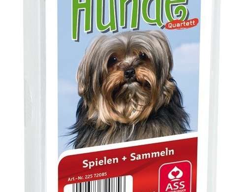 ASS Altenburger 22572085   Tier Quartett Hunde   Kartenspiel