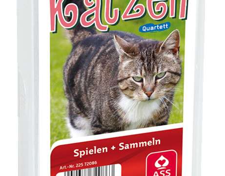 ASS Altenburger 22572086 Animal Quartet Cats Card Game