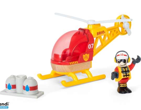 BRIO 33797 ugunsdzēsēju brigādes helikopters