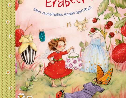 Strawberry Fairy Min magiska klä upp Game Book Book