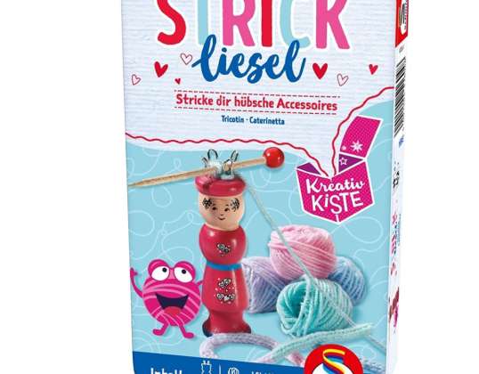 Strickliesel Bring-along spel in metalen blik