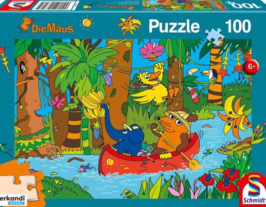 Die Maus   Im Dschungel  100 Teile Puzzle