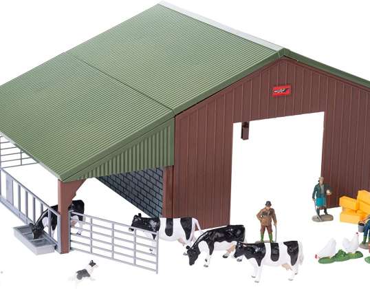 Britains 43139A1 1:32 Barn with farmer's family and animals