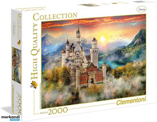 Visokokvalitetna kolekcija 2000 Teile Puzzle Neuschwanstein