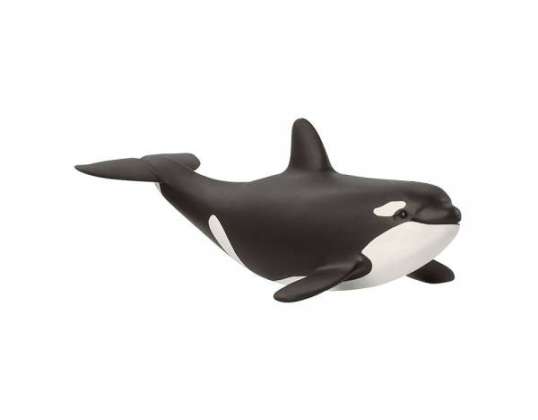 Schleich 14836 Figurina Cucciolo di Orca Selvatica
