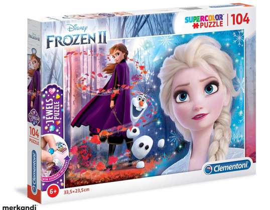 Klementoni 20164 104 Teile dārgakmeņu mīkla Disney Frozen 2 / Frozen 2