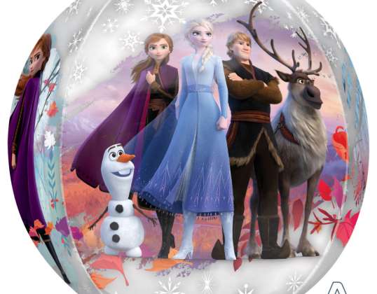 Disney Frozen 2 Frozen 2 Folyo balon yuvarlak 38x40cm
