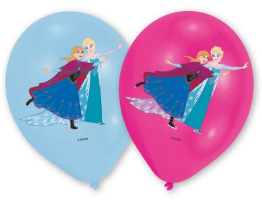 Disney zamrznjeno zamrznjeno 6 balonov iz lateksa 27 5cm