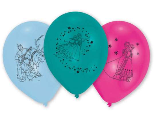 Дисни Замръзналото кралство 10 латексови балона 25 4см