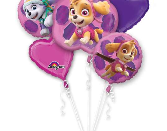 Paw Patrol Foil Balloon Bouquet