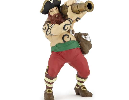 "Papo 39439" personažas piratas su patranka