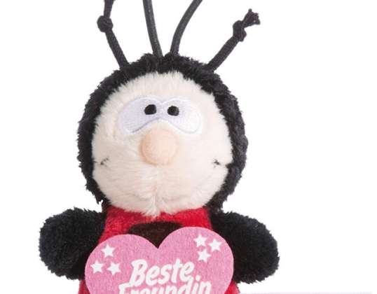 Nici Ladybug Best Friend 8 cm avec pendentif boucle