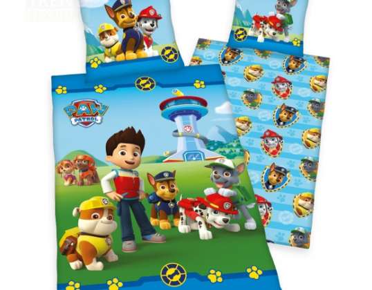 Paw Patrol literie réversible Renforcé 80 x 80 135 x 200 cm