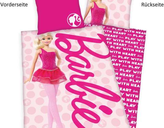 Barbie ropa de cama reversible Renforcé 80 x 80 / 135 x 200 cm