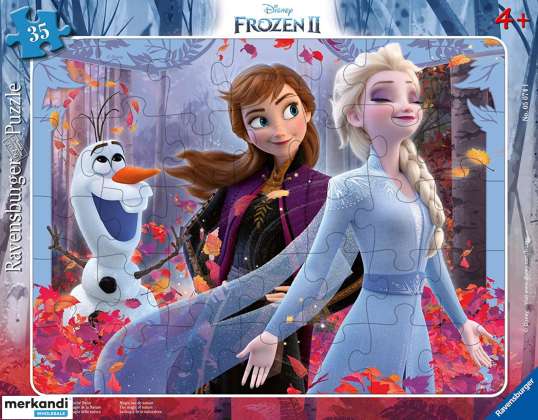 Ravensburger 05074 Dječja zagonetka Disney Frozen: Čarobna priroda
